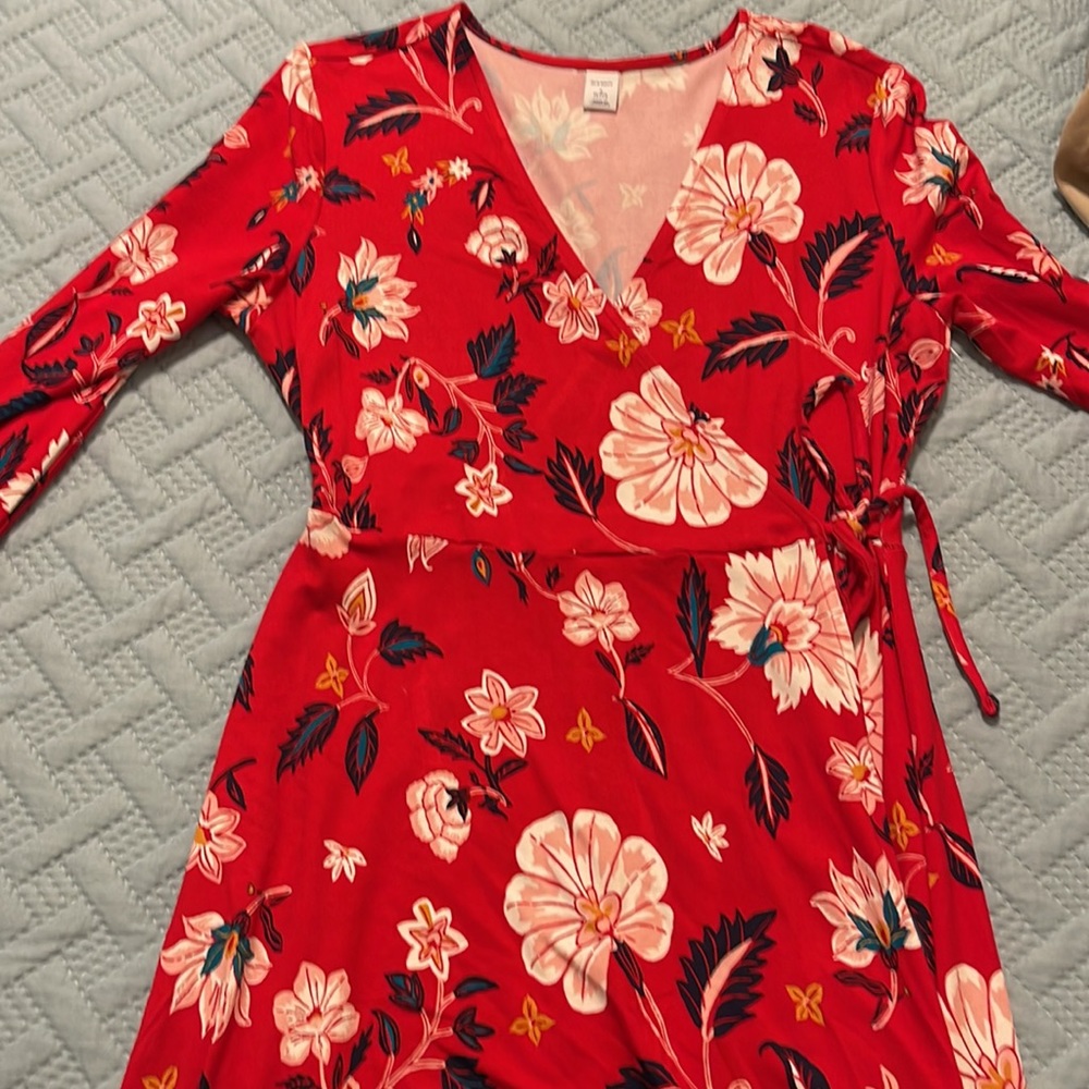 NWT Old Navy wrap around midi dress